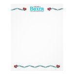 I Rescued a Boxer (Female Dog) Letterhead Template