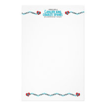 I Rescued a Cavalier King Charles Spaniel (Female) Customized Stationery