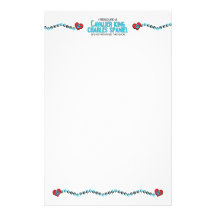 I Rescued a Cavalier King Charles Spaniel (Male) Stationery