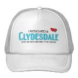 I Rescued a Clydesdale (Male Horse) Mesh Hats