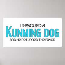 I Rescued a Kunming Dog (Male Dog) Poster