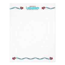 I Rescued a Labradinger (Male) Dog Adoption Design Letterhead Template