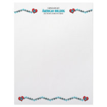 I Rescued an American Bulldog (Male Dog) Customized Letterhead