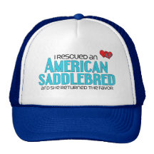 I Rescued an American Saddlebred (Female Horse) Trucker Hat