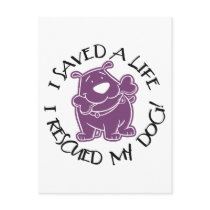 I Rescued My Dog Post Cards