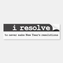 i resolve bumper sticker