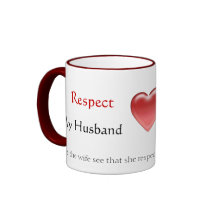 I Respect My Husband Coffee Mug