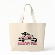 I Ride My Own w/ Pink Accents Bags