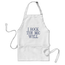 I Rock the Mic Well Apron