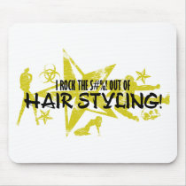 I ROCK THE S#%! - HAIR STYLING MOUSE PAD