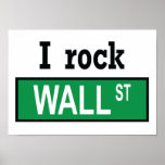 I rock Wall Street - Poster posters