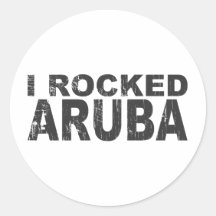 I Rocked Aruba Stickers