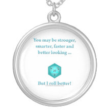 I Roll Better Personalized Necklace