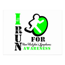 I Run For Non Hodgkins Lymphoma Awareness Post Cards