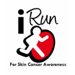 I Run For Skin Cancer Awareness t-shirts