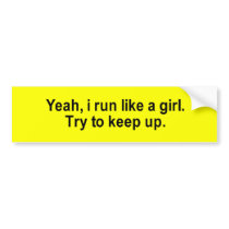 i run like a girl t-shirt