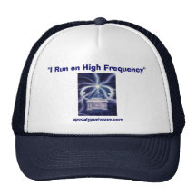 "I Run on High Frequency" Mesh Hat