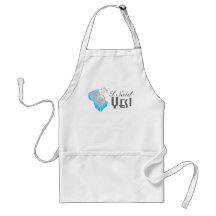 I Said Yes! (Engagement Ring Box) Apron