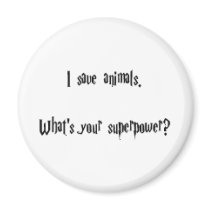 I Save Animals Magnets