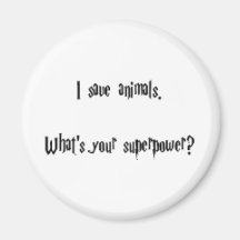 I Save Animals Magnets