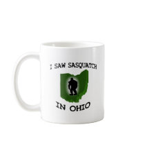 I Saw Sasquatch In Ohio Coffee Mugs