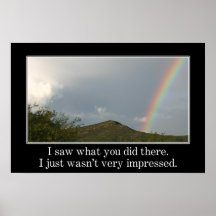 I saw what you did I just wasn't impressed (S) Poster