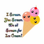 I Scream for Ice Cream Cut Outs