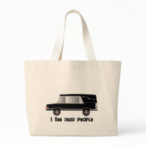 "I See Dead People" Funeral Director Gifts Canvas Bags