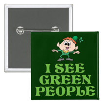 I See Green People Pin