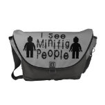 'I See Minifig People' by Customize My Minifig Courier Bag