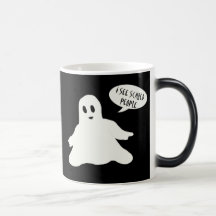 I see scared people Morphing Mug
