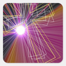 i see the light. sticker