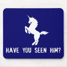 I Seem to Have Lost My Unicorn Mousepad