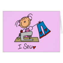 I Sew T-shirts and Gifts Card