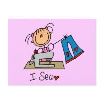 I Sew T-shirts and Gifts Post Card