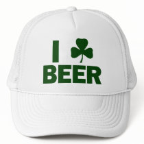 I Shamrock Beer Hats