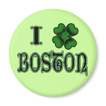 I Shamrock Boston Magnet
