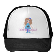 I shoot like a girl hats