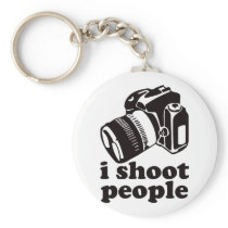 I Shoot People! Keychain