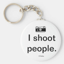 I Shoot People Keychain