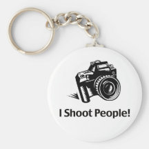 I Shoot People Photographer Keychains