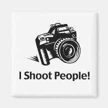 I Shoot People Photographer Magnets