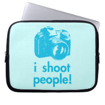 i shoot people photography photographer funny laptop computer sleeves
