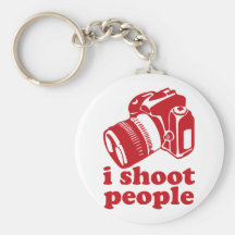 I Shoot People - Red Key Chain