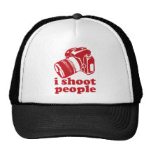 I Shoot People - Red Mesh Hats