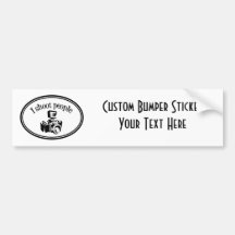 I Shoot People Retro Photographer's Camera B&W Bumper Sticker