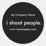 i shoot people. stickers