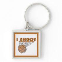 I Shoot T-shirts and Gifts Key Chain