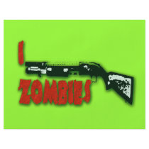 I SHOTGUN ZOMBIES FULL COLOR FLYER