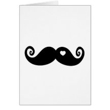 I simply love Moustache Cards